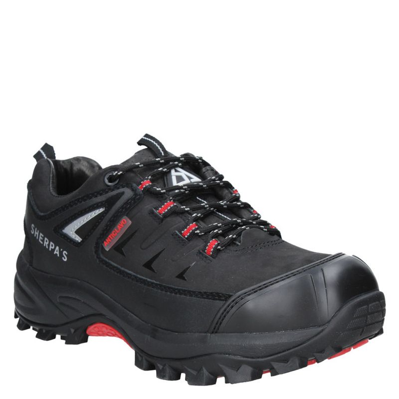 SHERPAS - Zapato de Seguridad Unisex Negro Sherpas