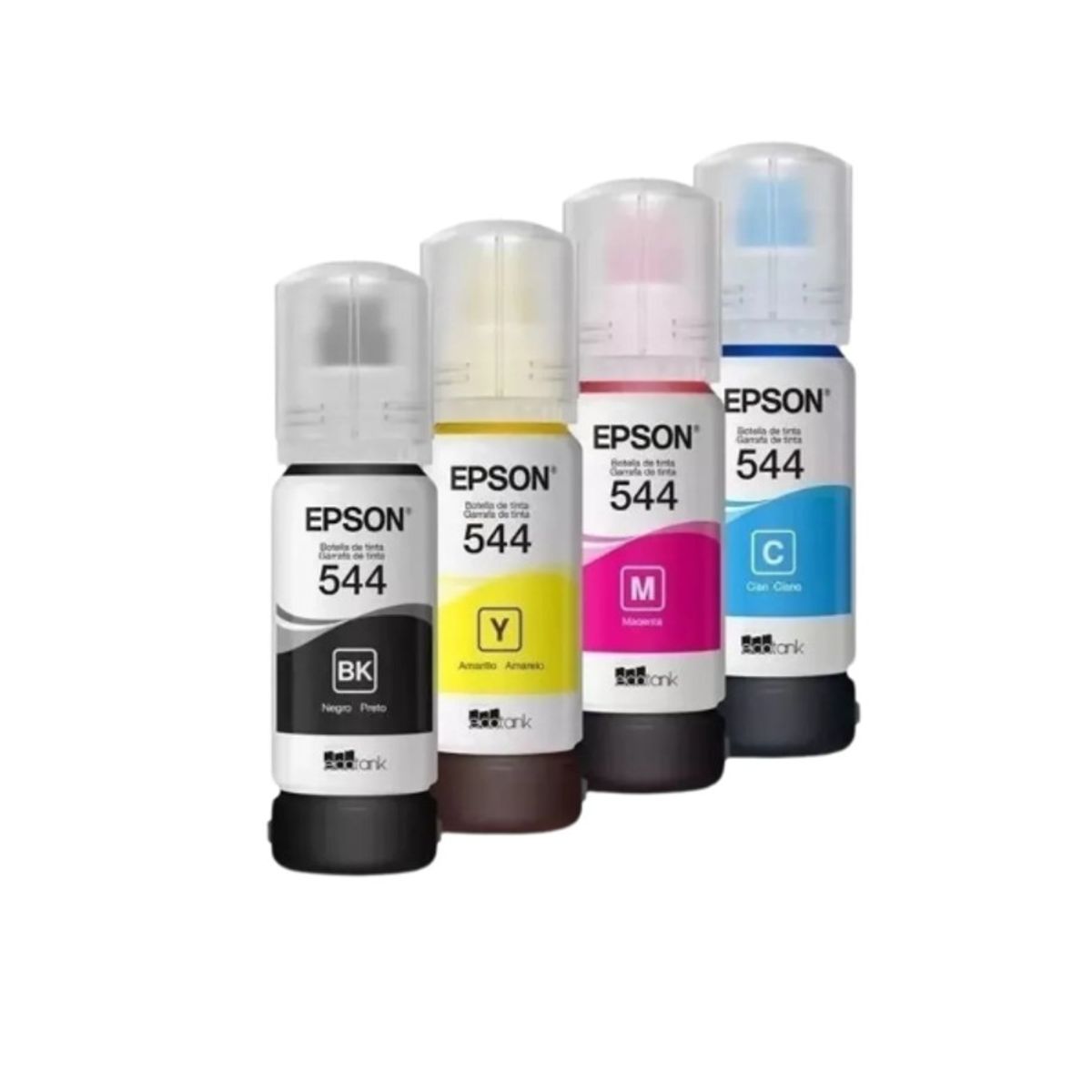 GENERICO - Pack 4 Tintas Epson 544 Para Ecotank
