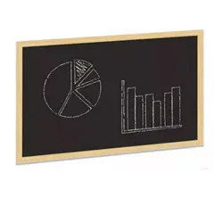 GENERICO - Pizarra De Tiza 30x40 Con marco De Madera…