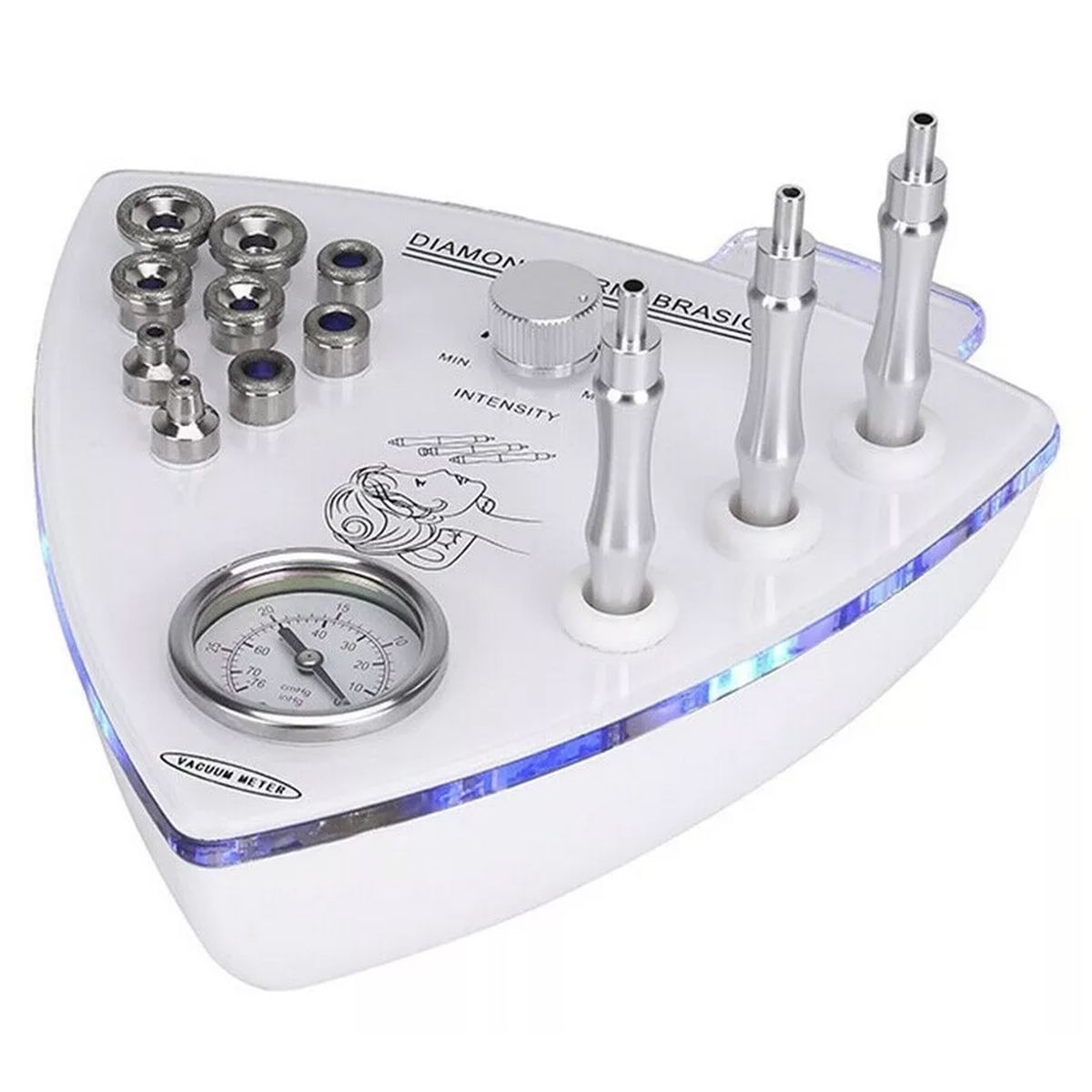 DE TODO Y MAS - Máquina Dermoabrasión Profesional Puntas Diamantes DETODOYMAS