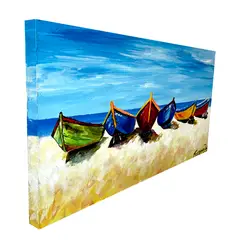 GENERICO - Playa blanca con botes