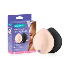 LANSINOH - Absorbentes de Leche Lavable 2 colores 8 un