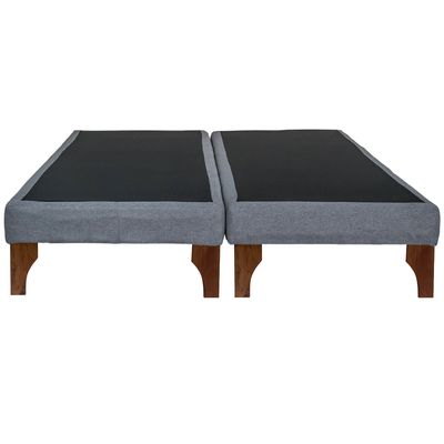 Imagen 2 del producto Base de Cama Emma King Box 13 cm - Patas de madera 24 cm