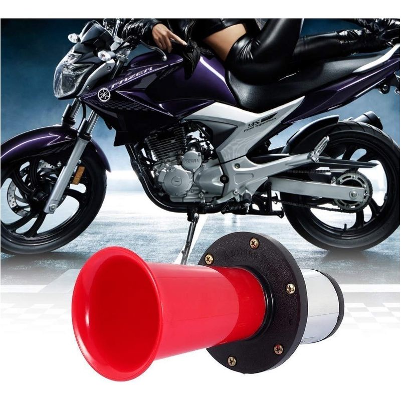 GENERICO - Bocina Burrita Sonido Vintage Auto Antiguo Ford Moto ROJO