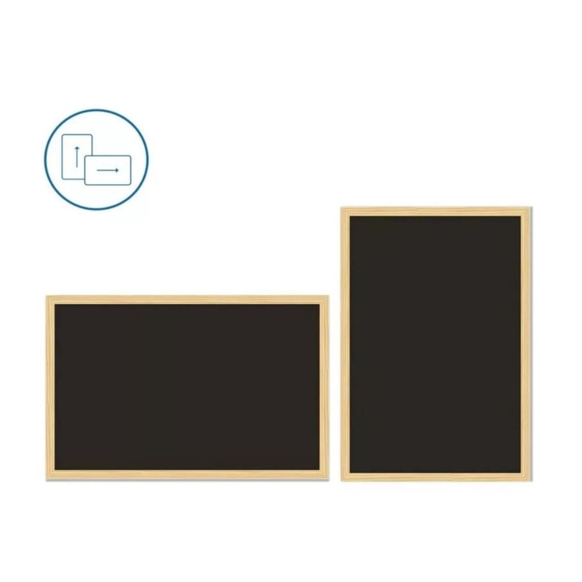 Pizarra De Tiza 40x60 Con marco De Madera…, marca GENERICO - Foto 2
