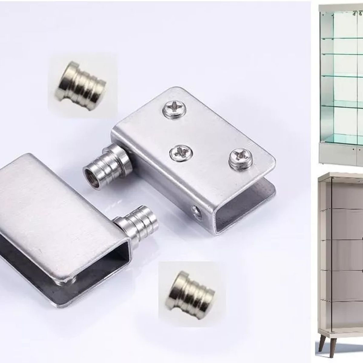 GENERICO - Bisagra Puerta Vidrio 8 A 12m Pivote 2un 20 Kilos Alto trafico…