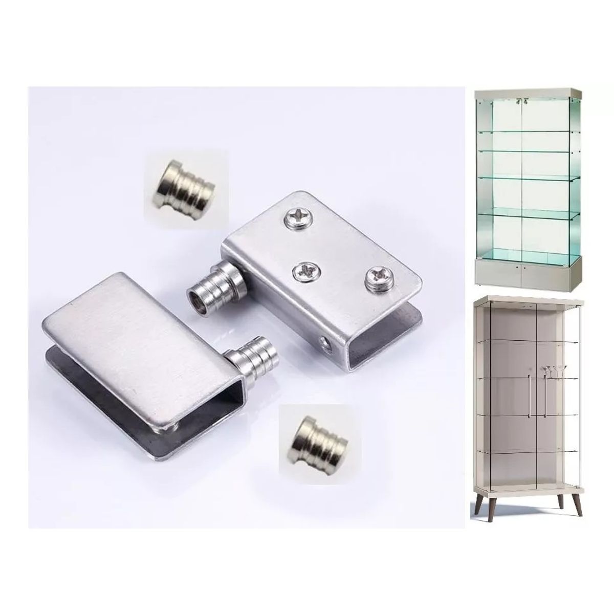 GENERICO - Bisagra Puerta Vidrio 8 A 12m Pivote 2un 20 Kilos Alto trafico…