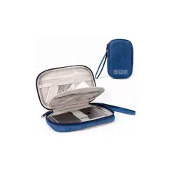 GENERICO - Bolso Organizador De Cables Con Compartimentos Azul