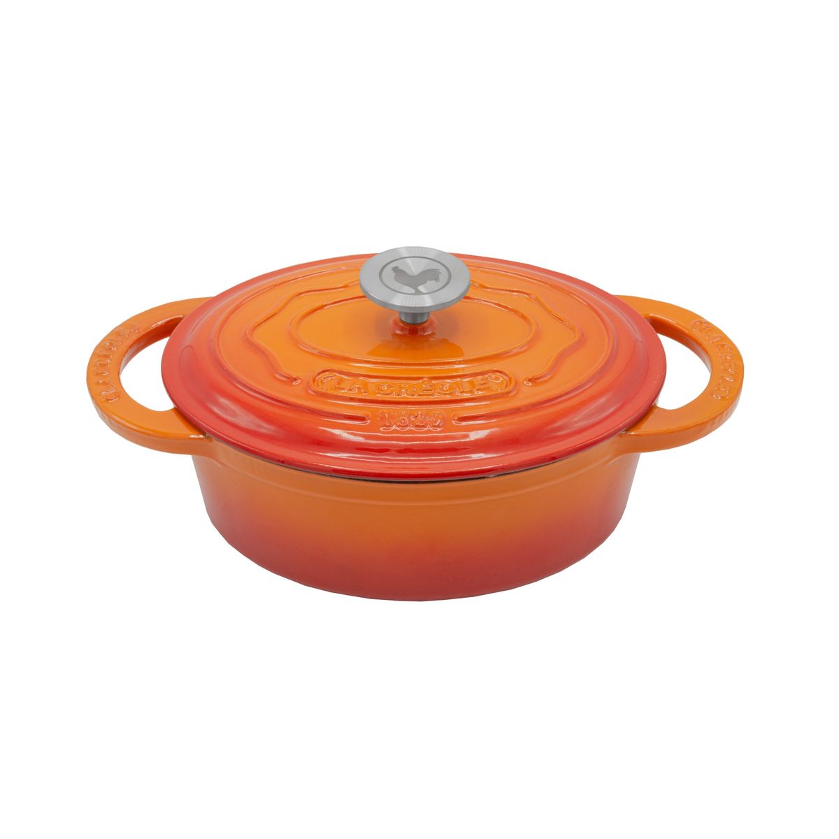 LA CREOLE - Olla Ovalada 24 Cm Topaze Orange