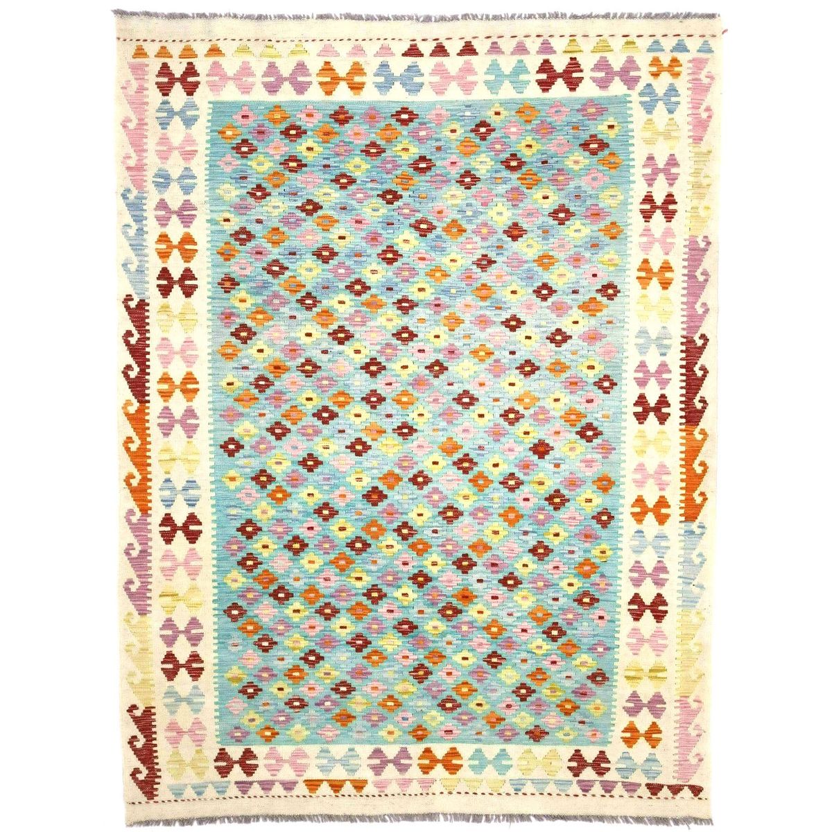 BAZHARS - ALFOMBRA BAZHARS 259X180 CM ARTESANAL KILIM VEGI
