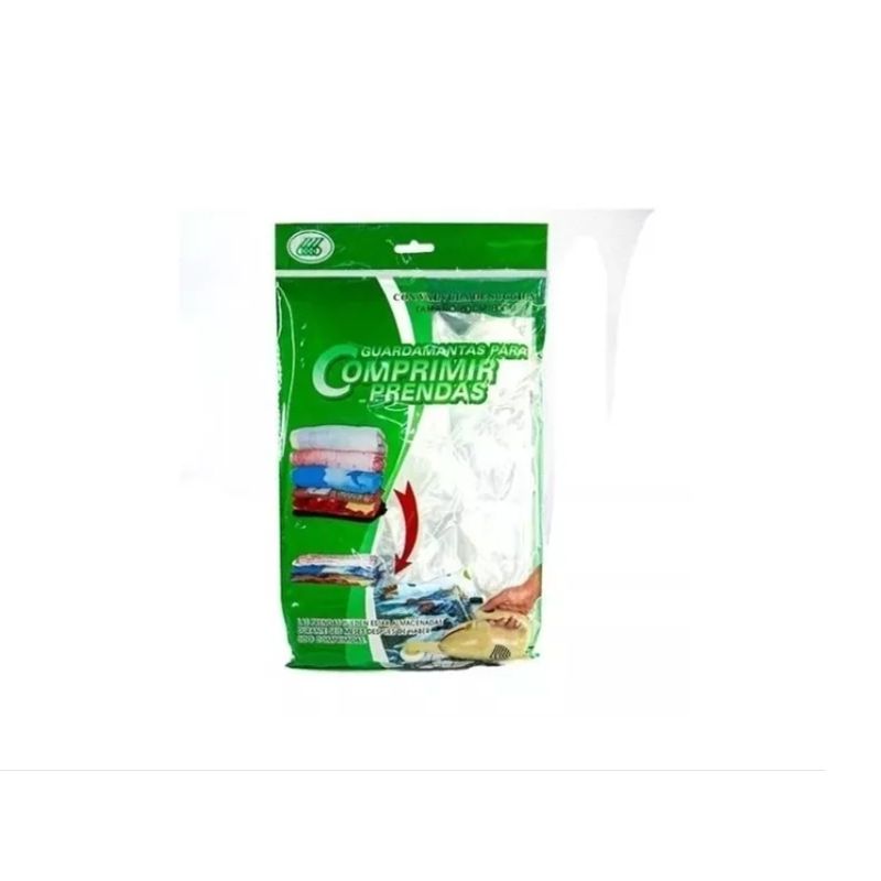 GENERICO - Set 3 Bolsas Guardamantas Para Comprimir Prendas 60x80 Cm