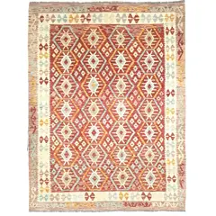 BAZHARS - ALFOMBRA 249X181 CM ARTESANAL KILIM VEGI