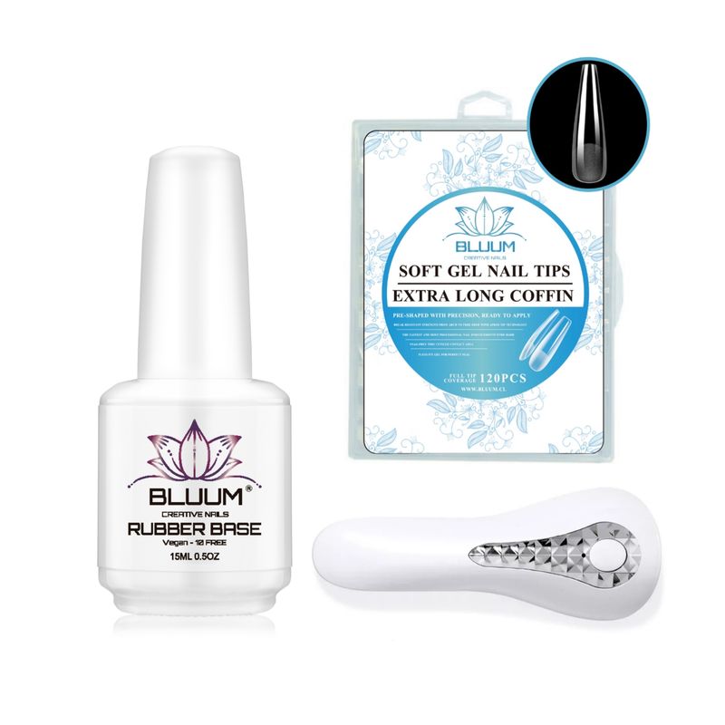 BLUUM - Kit Soft Gel Bluum Extra Long Coffin 120 und