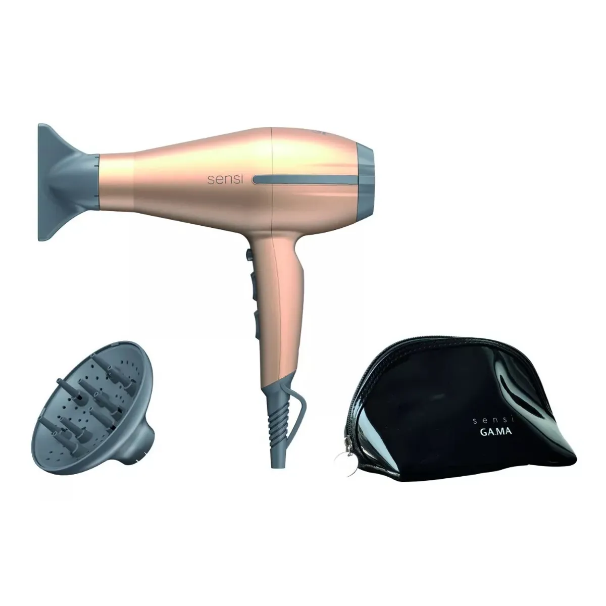 GAMA - Secador De Cabello Gama Tempo 5d Sensi Gold 2200w