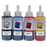 Pack 4 Tintas Universal Para Impresoras Epson-Canon-HP-Brother