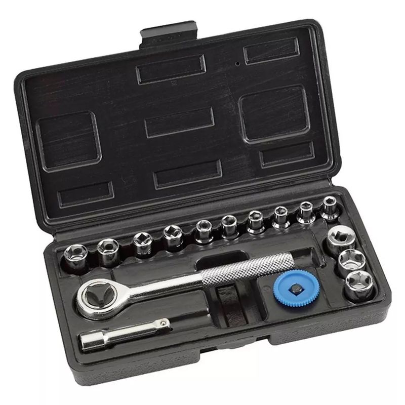 KWB - Set Kit Juego De Dados Cuadrante 1/4 16 Piezas Kwb 371990