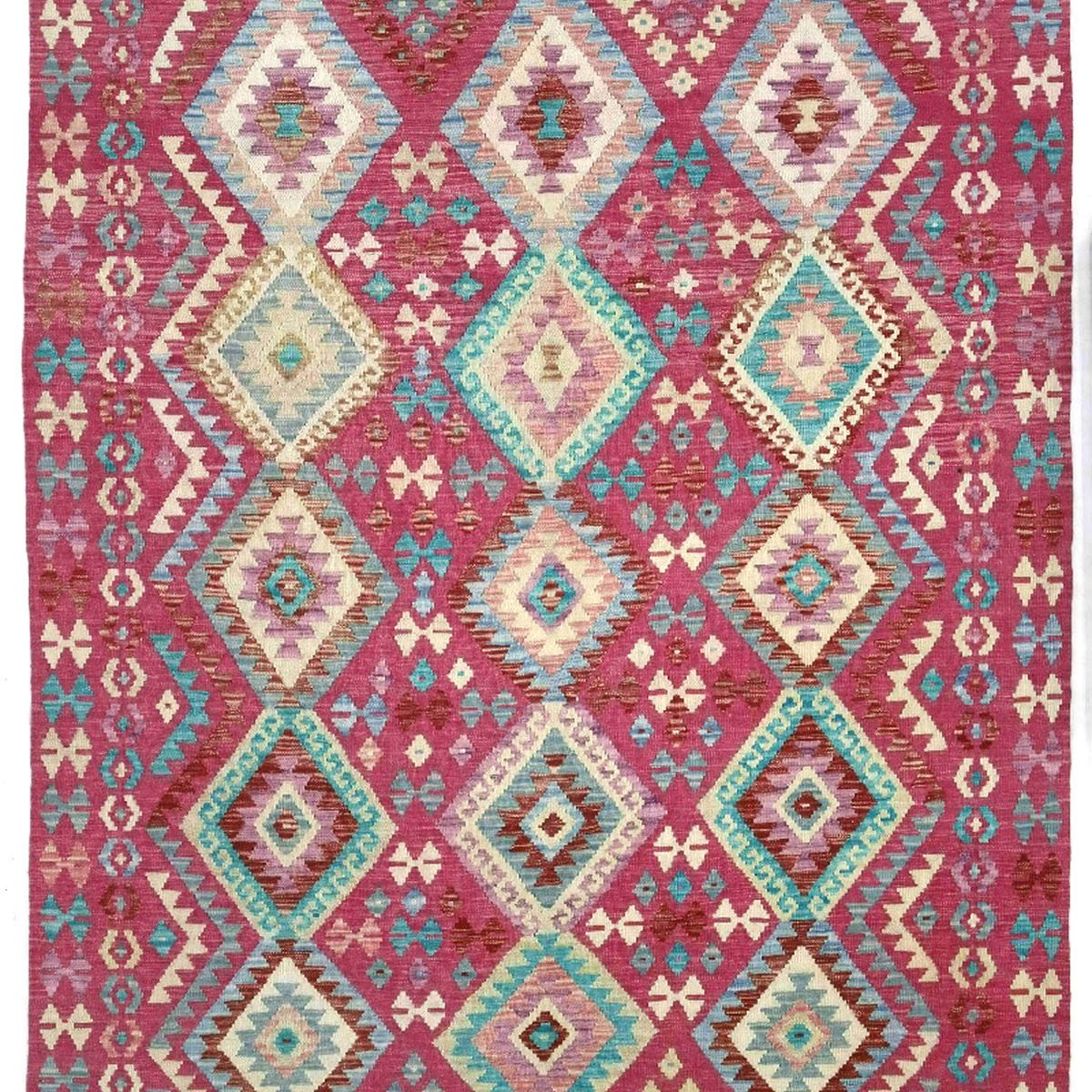BAZHARS - ALFOMBRA BAZHARS 245X180 CM ARTESANAL KILIM VEGI