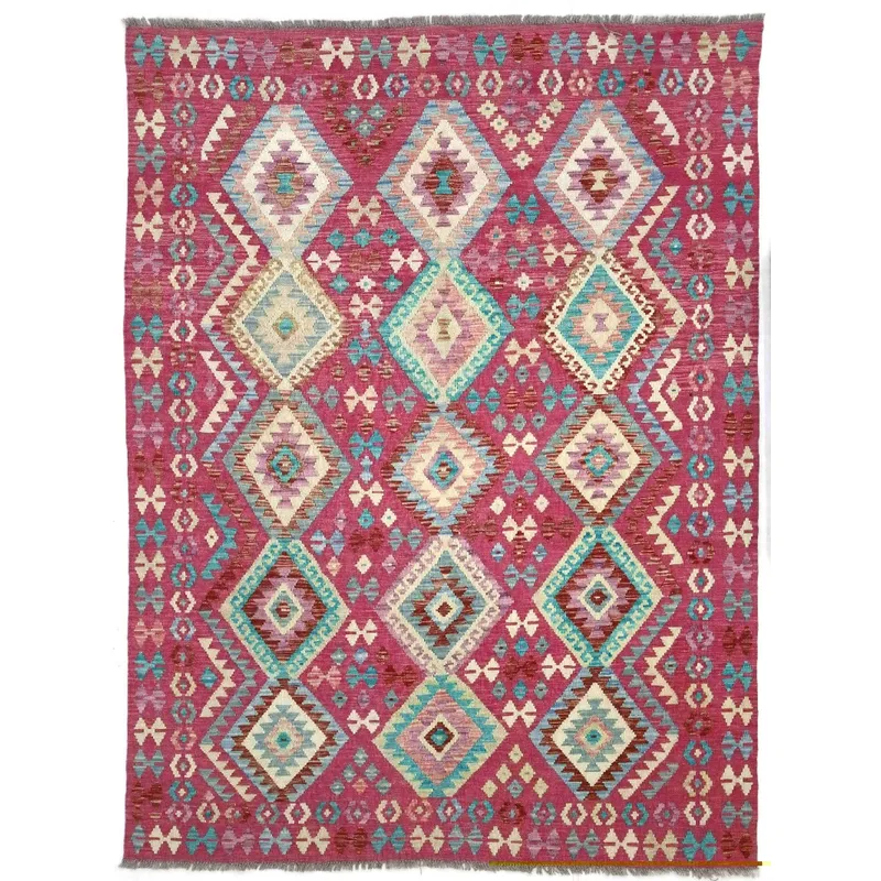 BAZHARS - Alfombra 245X180 cm Artesanal Kilim Vegi Bazhars