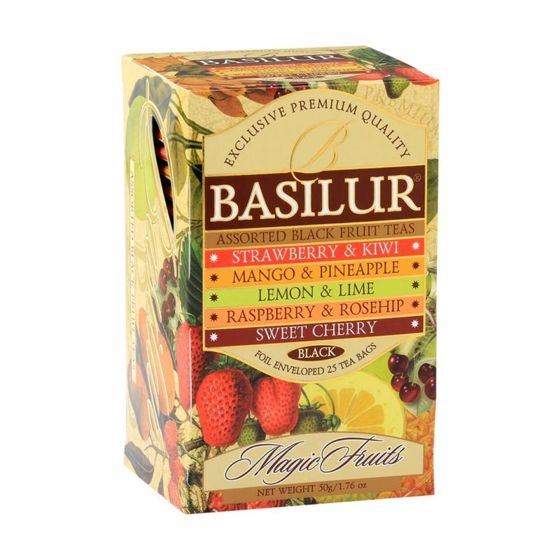 BASILUR - Te Negro Frutal Basilur Magic Fruits Caja 25 bolsas BASILUR