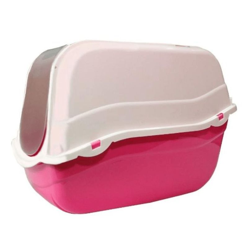 MARBEN PETS - Marben Baño Sanitario Romeo Para Gatos Con Filtro - Rosa.
