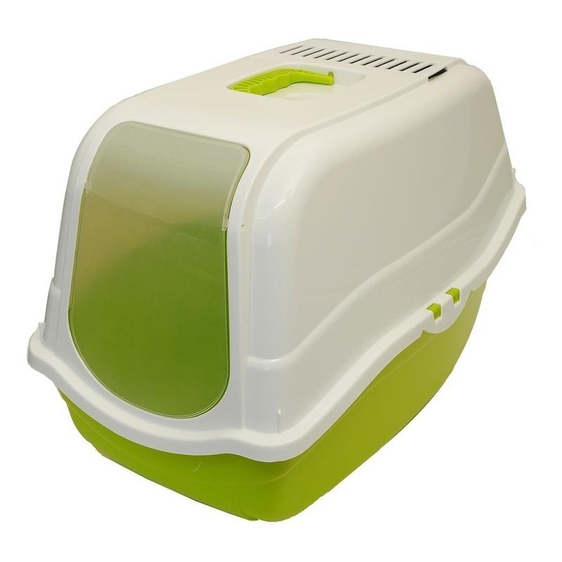 MARBEN PETS - Marben Baño Sanitario Romeo Para Gatos Con Filtro - Verde.