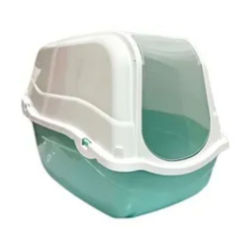 MARBEN PETS - Marben Baño Sanitario Romeo Para Gatos Con Filtro - Menta
