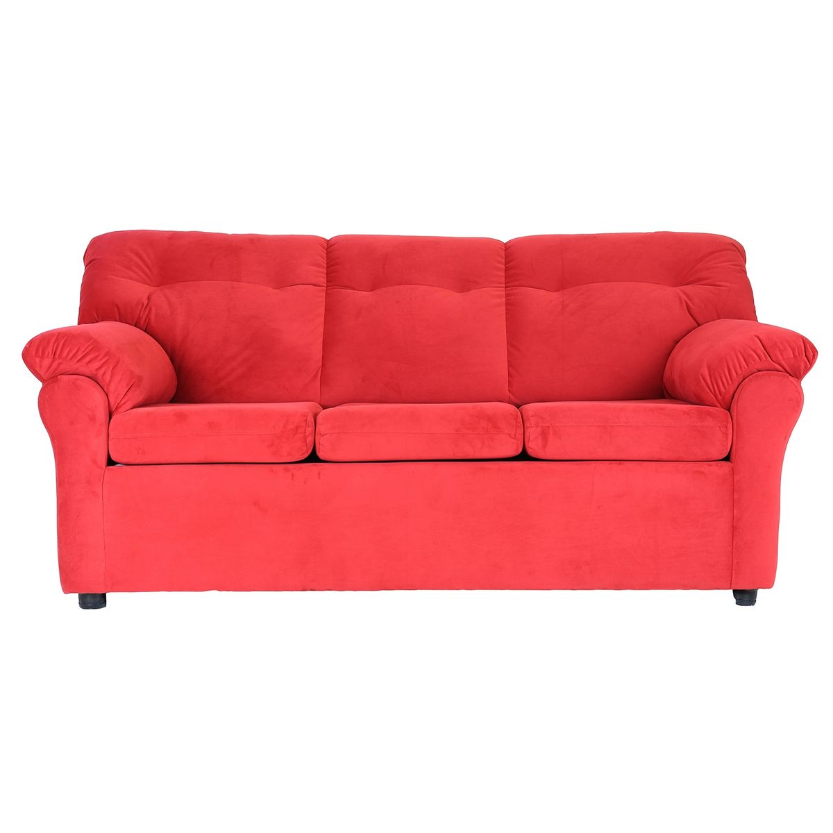 MUEBLES AMERICA - Living América 311 Tela Felpa Rojo