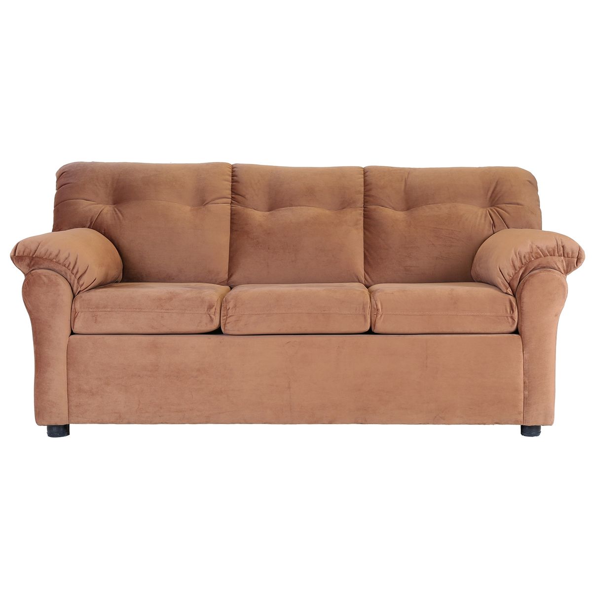 MUEBLES AMERICA - Living América 311 Tela Felpa  Tostado