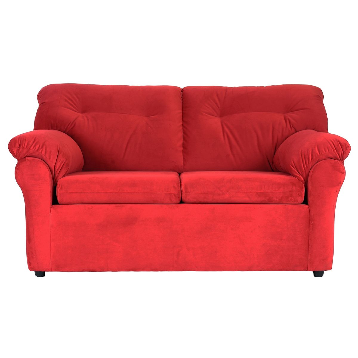 MUEBLES AMERICA - Living América 211 Tela Felpa Rojo