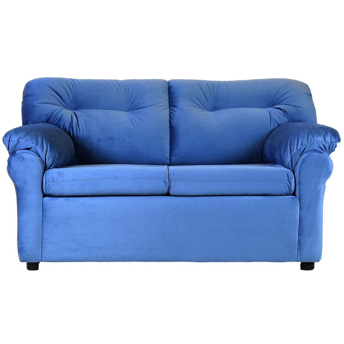 MUEBLES AMERICA - Living América 211 Tela Felpa Azul Petróleo