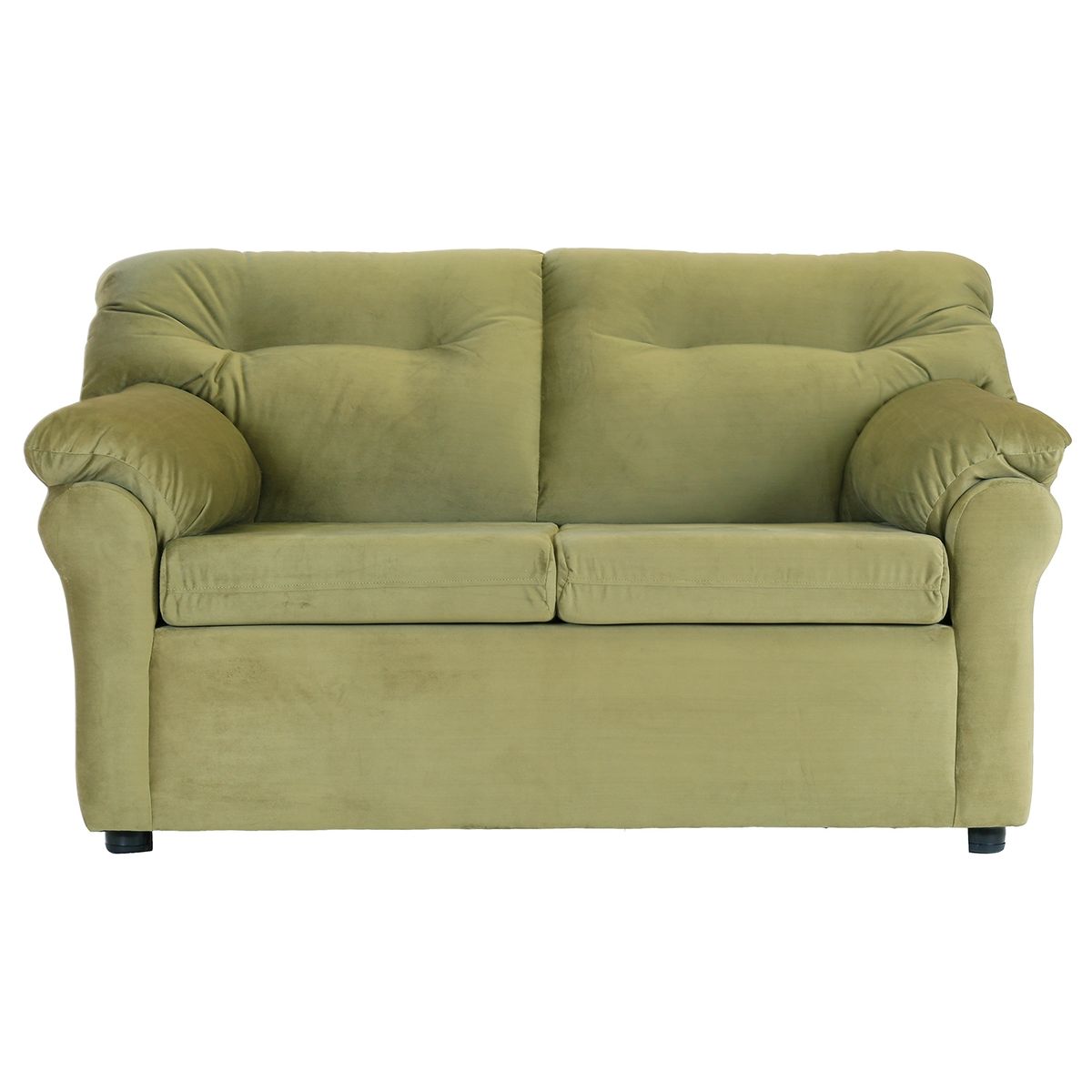 MUEBLES AMERICA - Living América 211 Tela Felpa Verde Musgo
