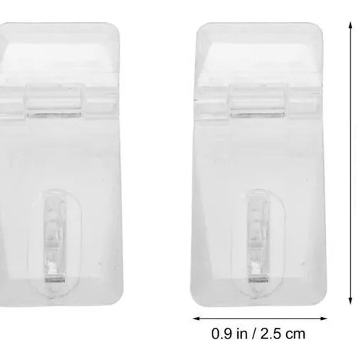 GENERICO - Aldaba Acrílico 5 Unidades De 40x25x3mm Porta Candado…