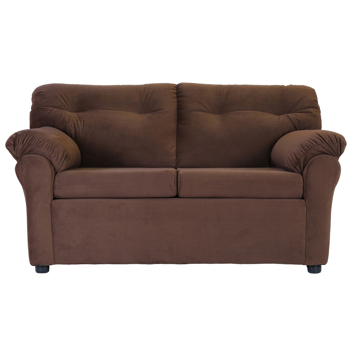 MUEBLES AMERICA - Living América 211 Tela Felpa Chocolate