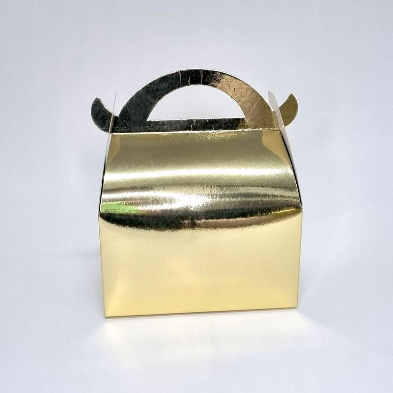GENERICO - Cajita Sorpresa Cumpleaños Armable  16x9x19 cm Dorada
