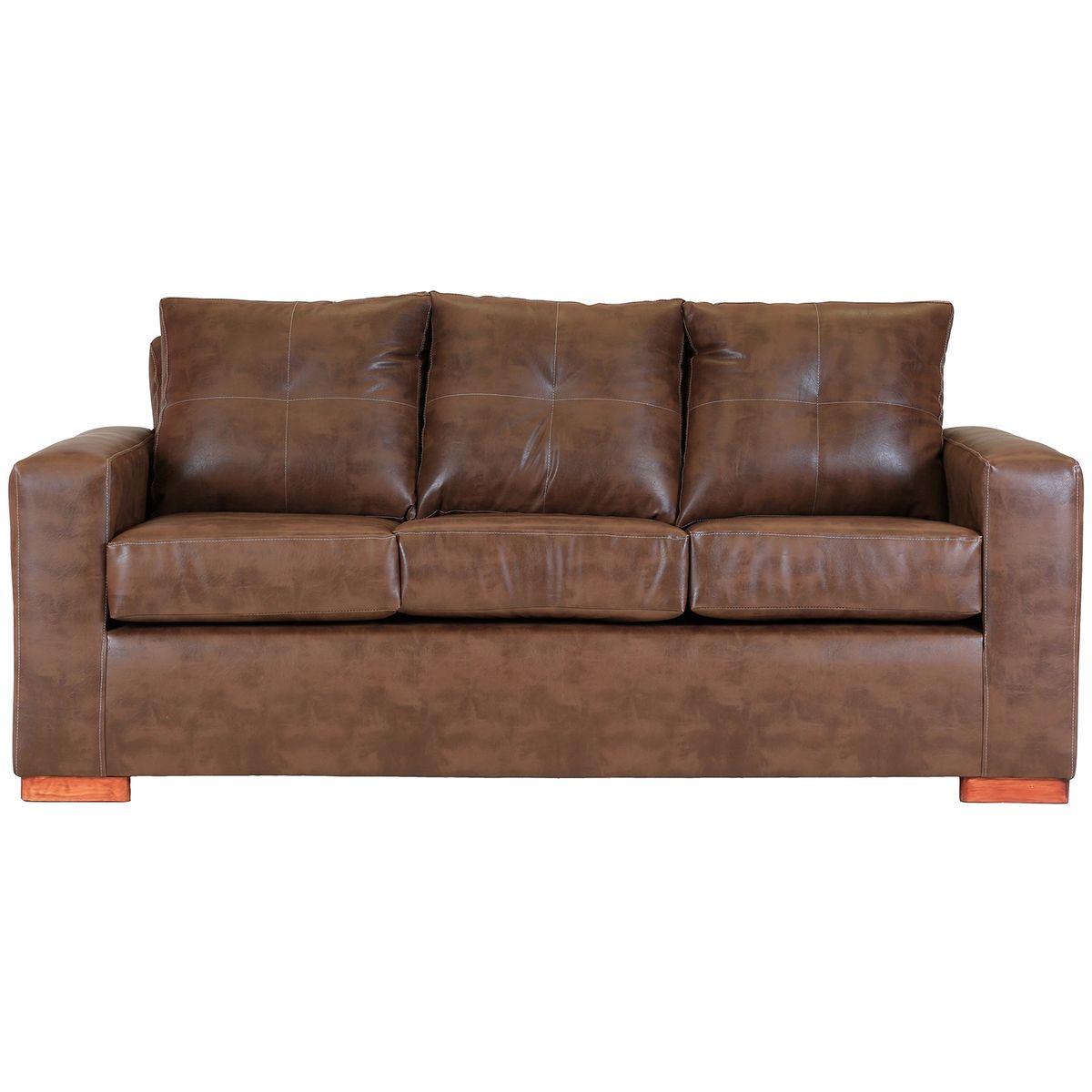 MUEBLES AMERICA - Living Franco 311 Cuero PU Caramelo