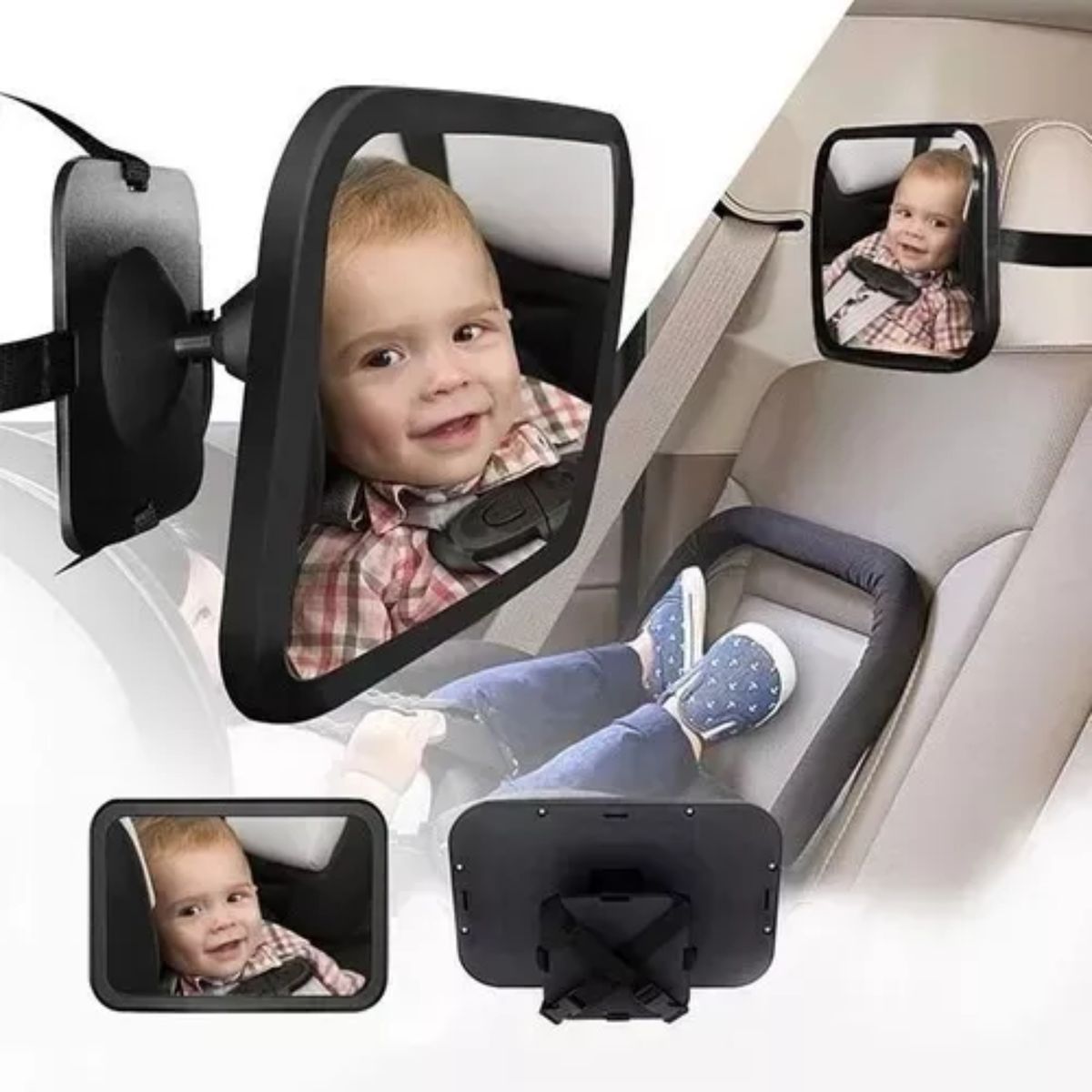 GENERICO - Espejo De Auto Para Bebes 360°