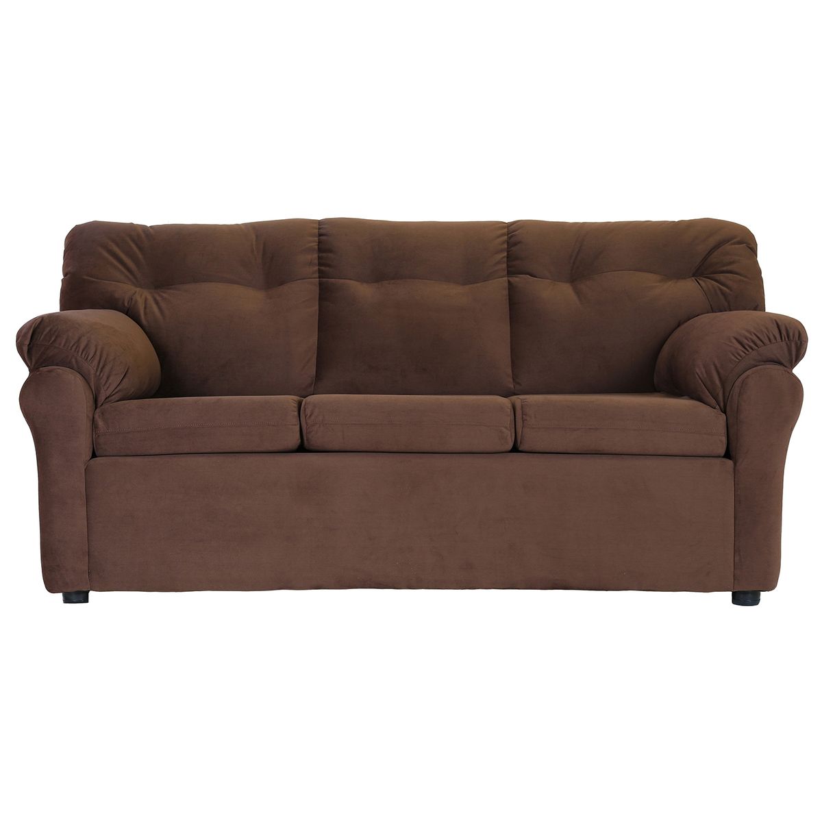 MUEBLES AMERICA - Living América 321 Tela Felpa Chocolate