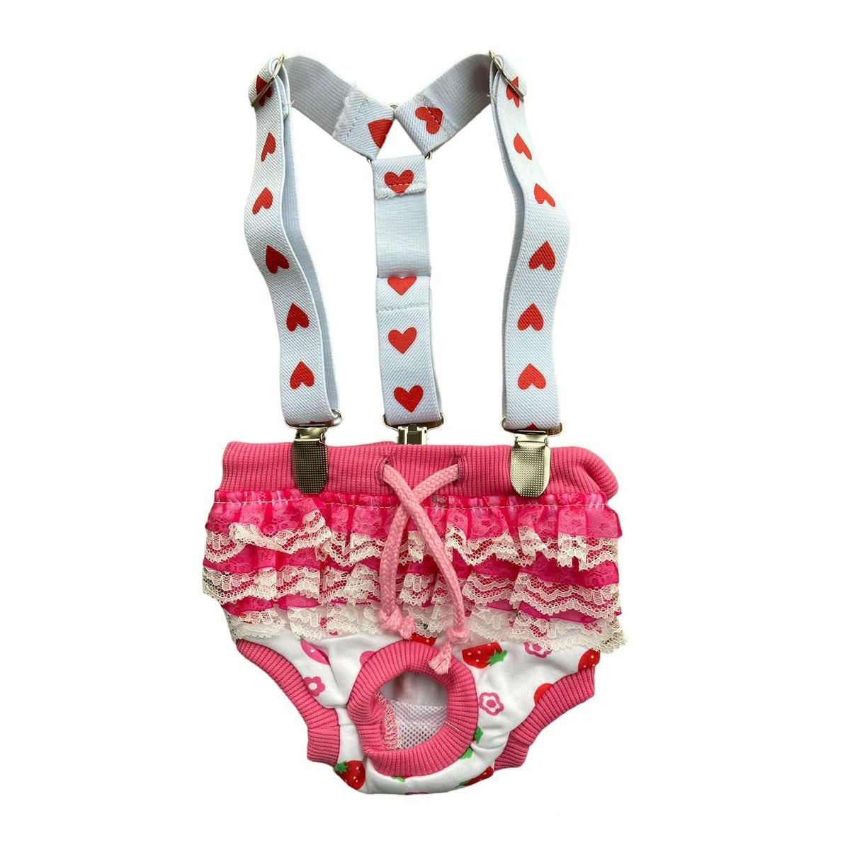 GENERICO - Tirantes para Calzón o Pañal Corazón S-M…