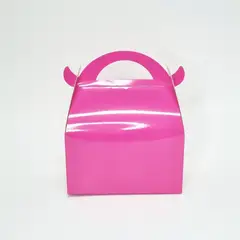 GENERICO - Cajita Sorpresa Cumpleaños Armable 16x9x19 cm Fucsia
