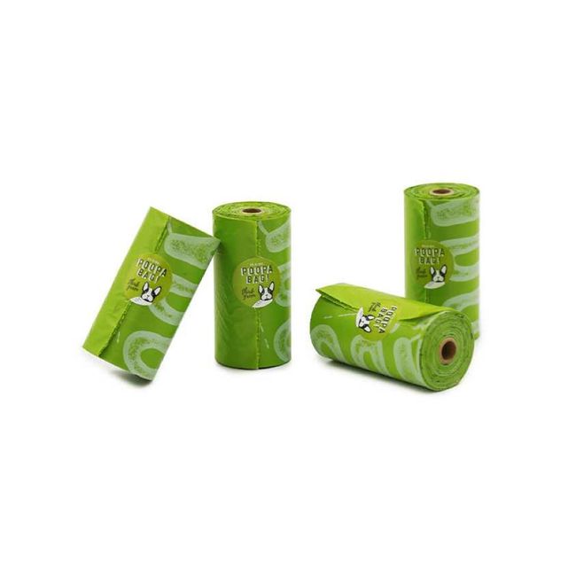 PET PRO - Bolsas Biodegradables Poopa Bag Perro - 4 Rollos x 15 bolsas