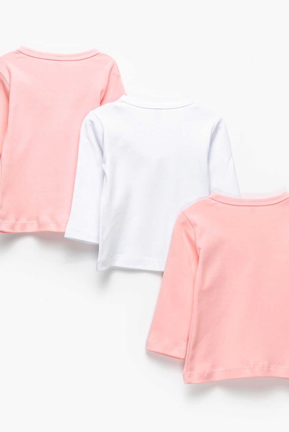 YAMP - Camisetas Pack De 3 Unidades Algodón Bebe Niña