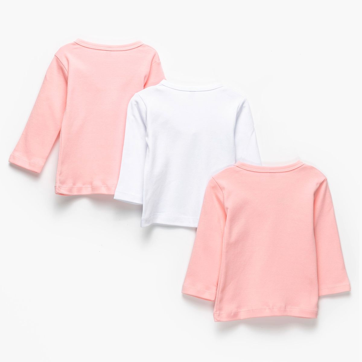 YAMP - Camisetas Pack De 3 Unidades Algodón Bebe Niña