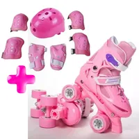 Patines Roller Niña Más Protectores Y Casco S 30 al 33