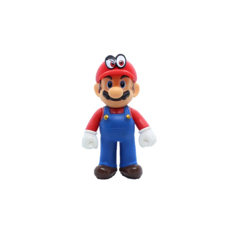 GENERICO - Mario Bros Figura Mario Cappy Rojo 10 cm