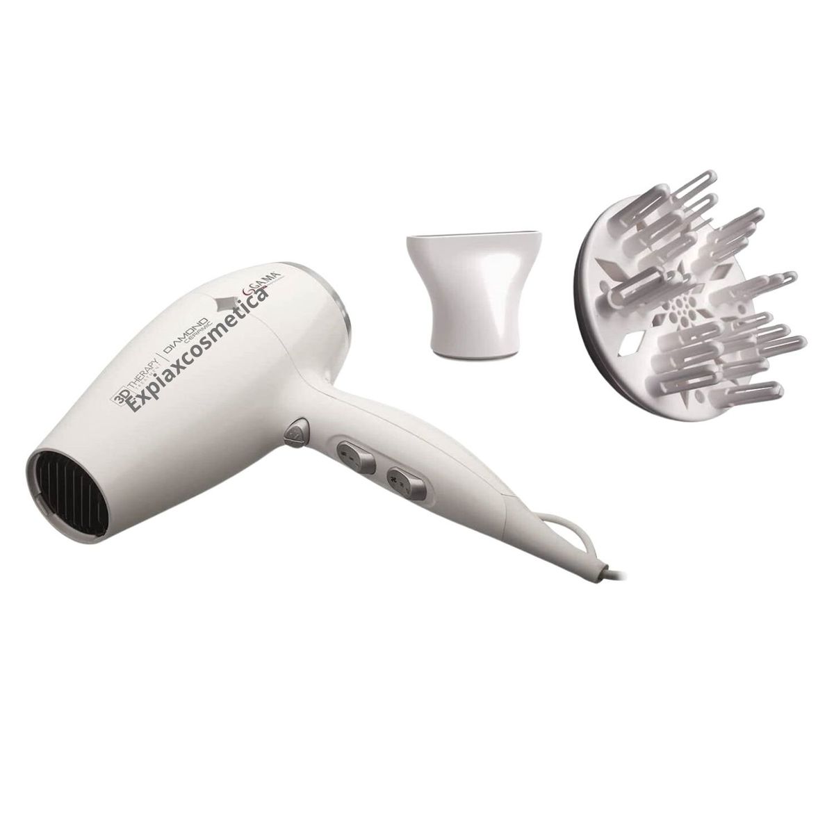 GAMA - Secador de Pelo Diamond Ceramic Ion 3D Theraphy 2300W Efecto Antifrizz