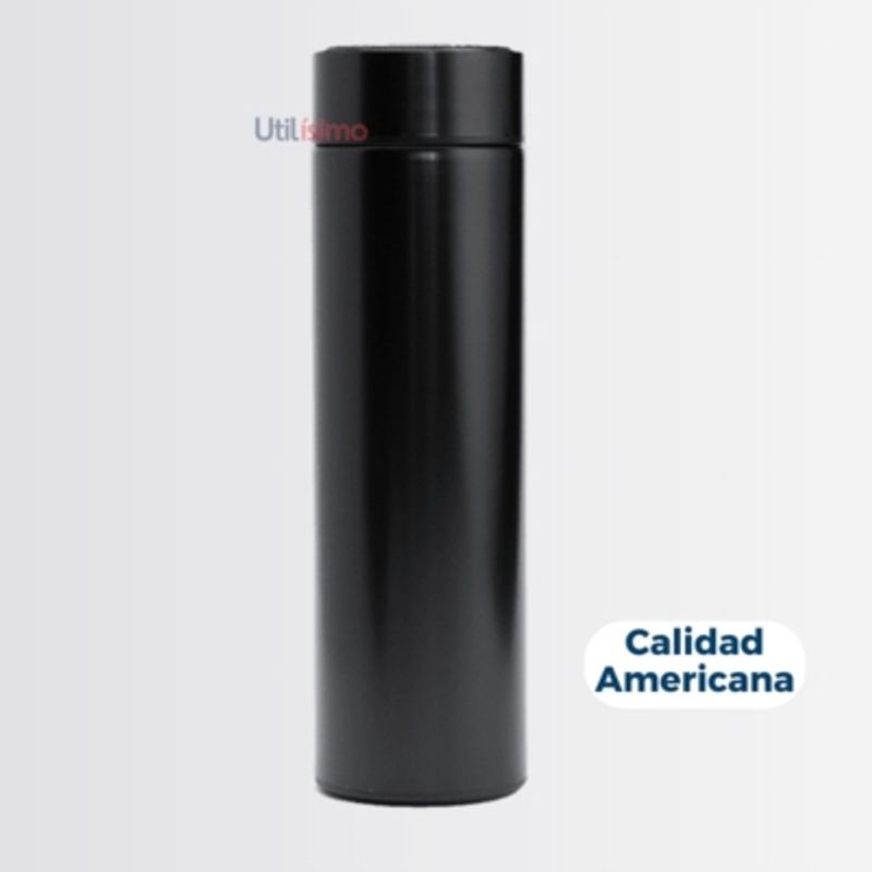 SMART CUP - Termo Inteligente Vaso Digital Táctil Taza Led Negro