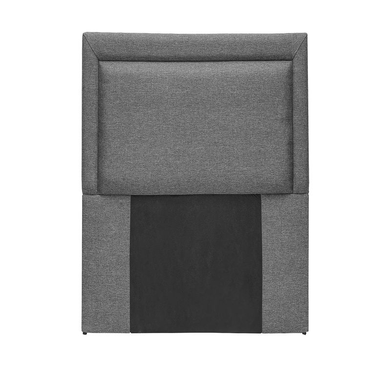 INNOVAMUEBLES - RESPALDO DE CAMA SILVER 1 PL GRIS INNOVAMUEBLES