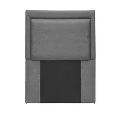 INNOVAMUEBLES - RESPALDO DE CAMA SILVER 1 PL GRIS