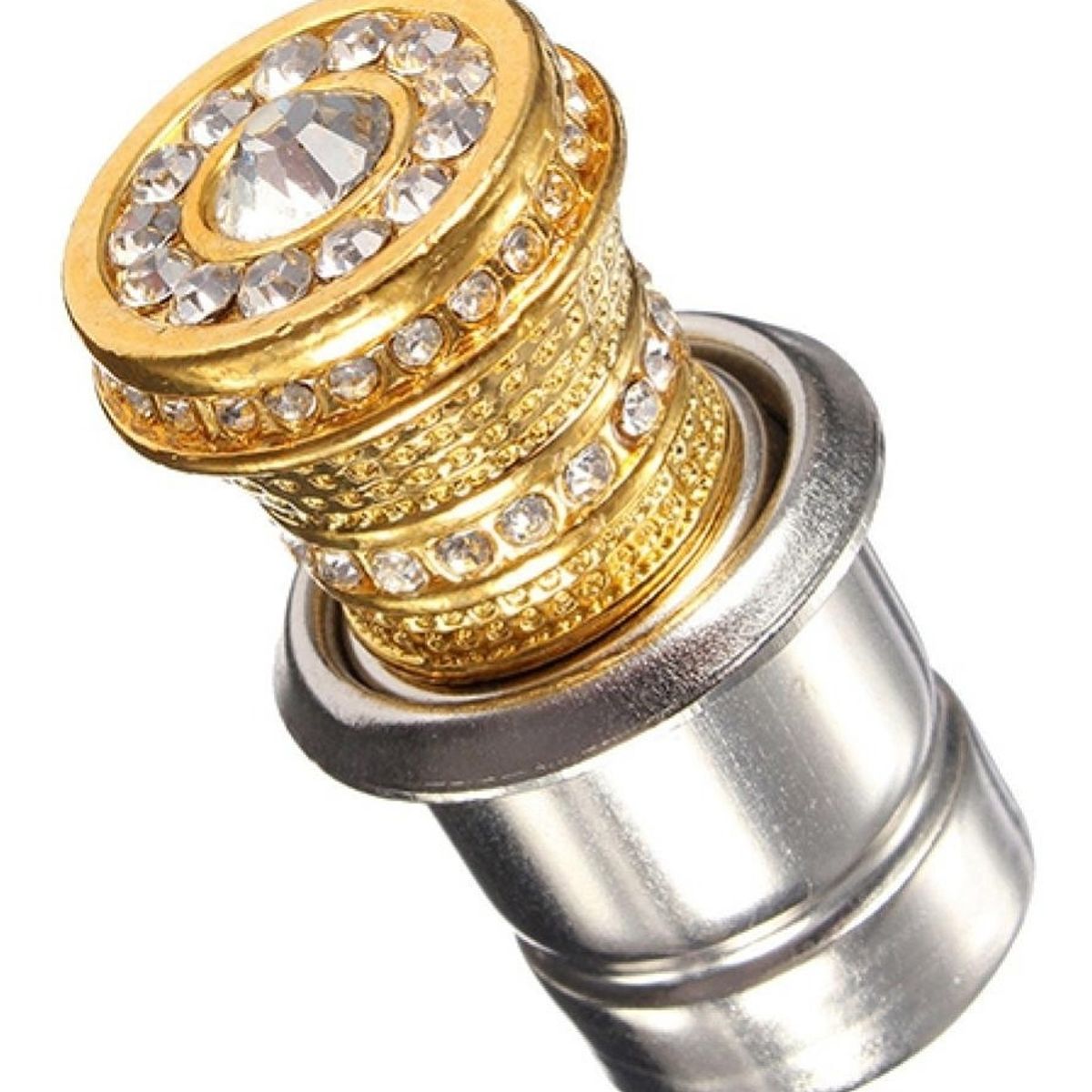 GENERICO - Botón Encendedor De Cristal Cenicero Decorativo Auto 12v