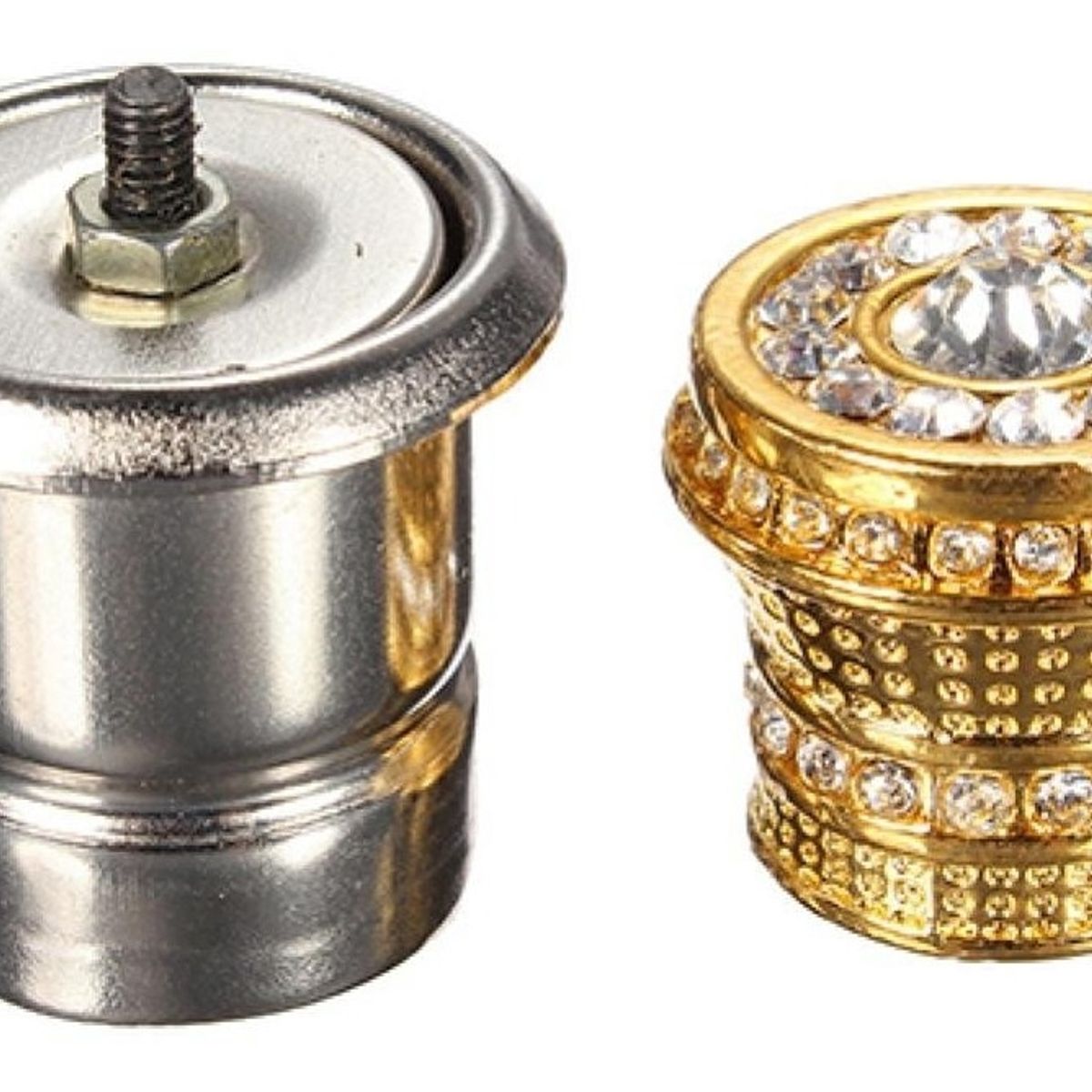 GENERICO - Botón Encendedor De Cristal Cenicero Decorativo Auto 12v